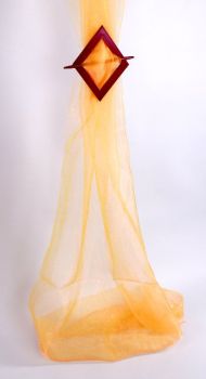 Organza oranžová 300cm