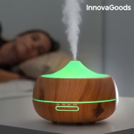 Zvlhčovač Vzduchu s Arómadifuzérom LED Wooden-Effect InnovaGoods