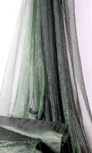 Organza tmavo zelená 300cm