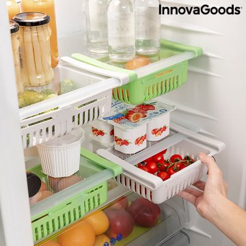 Nastaviteľný organizér do chladničky Friwer InnovaGoods (2 kusy)