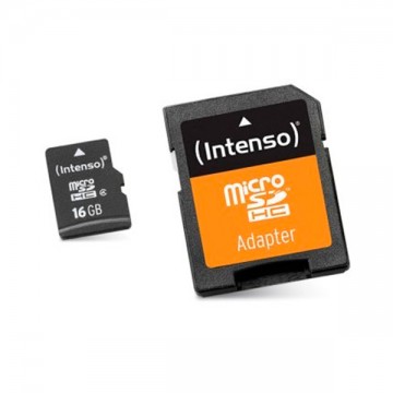 Pamäťová karta Micro SD s adaptérom INTENSO 3413470 16 GB Trieda 10