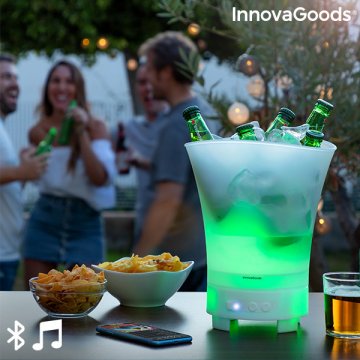 Nabíjateľná LED nádoba s reproduktorom Sonice InnovaGoods